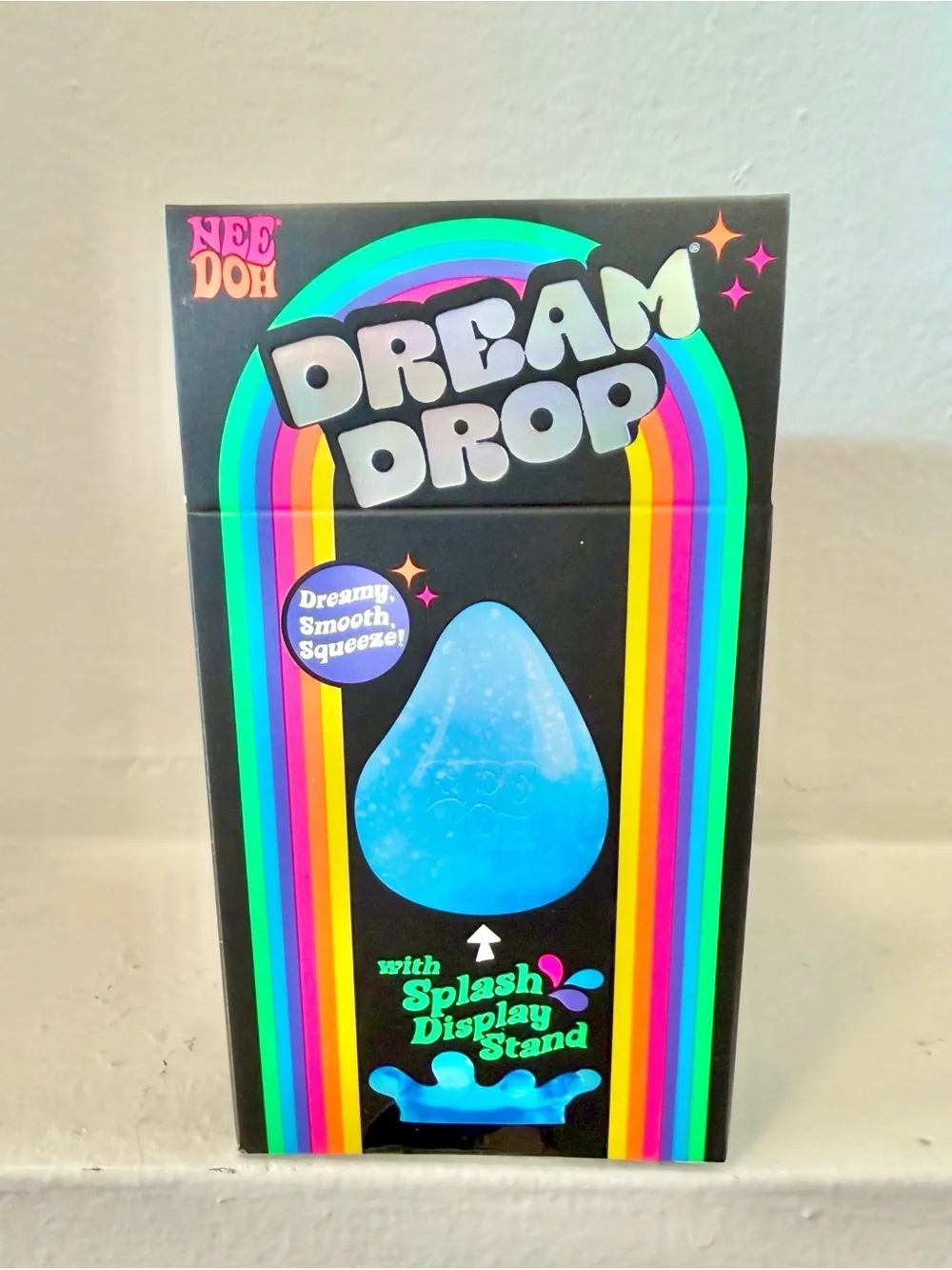 NEW! 100% AUTHENTIC Schylling NeeDoh NEE DOH Dream Drop - Purple Sparkle!